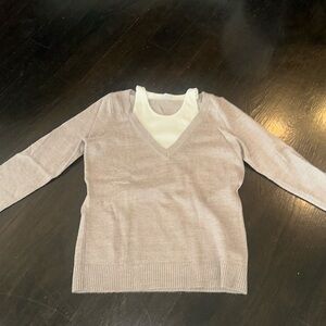 Ecru size small sweater